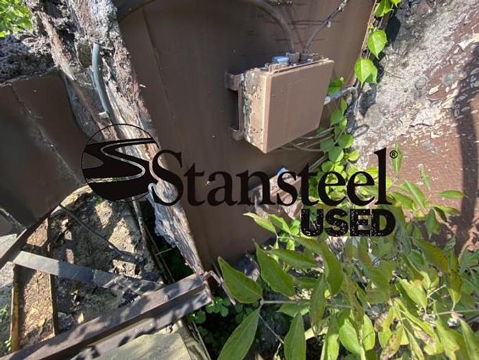 Used BITUMA Portable Self Erect Storage Silo & Portable Main Drag Slat Conveyor