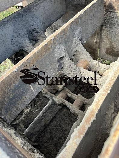 Used Horizontal Bintop Transfer Slat Conveyor