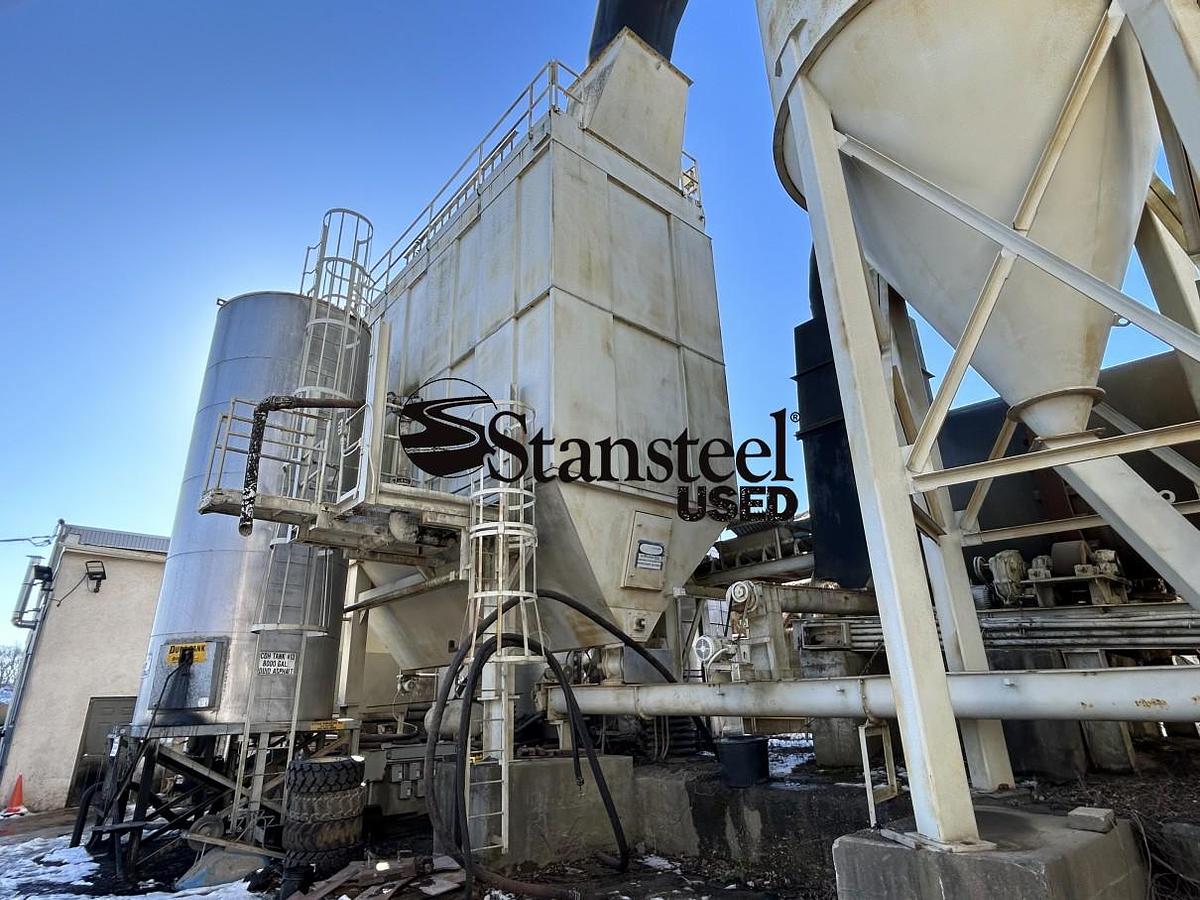 Used Cedarapids / Standard Havens 52,000 CFM Stationary Baghouse with Cyclone