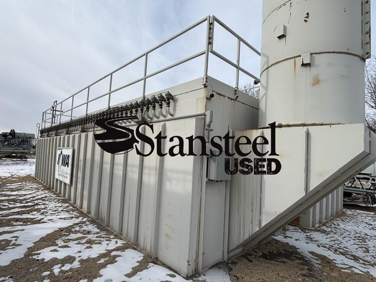 Used Iowa Parts 85,000 ACFM Stationary Pulsejet Baghouse