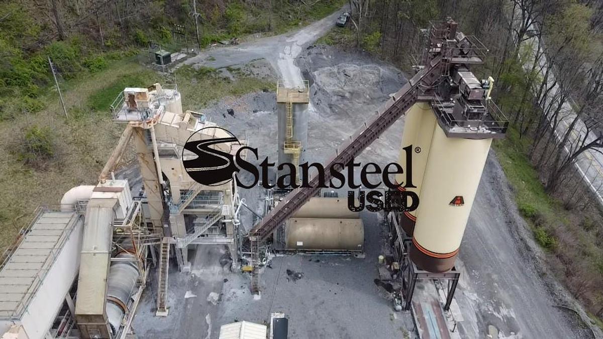 Used Complete 5 Ton Counterflow Batch Plant