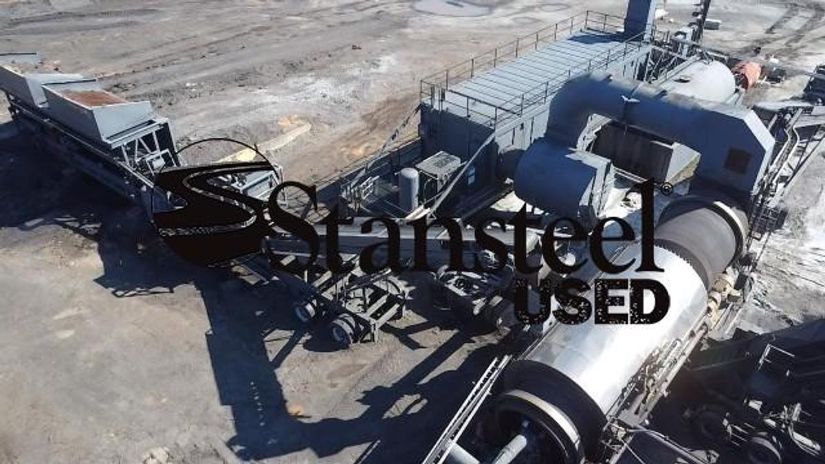 Used Astec 400 TPH Portable Counterflow Drum Plant