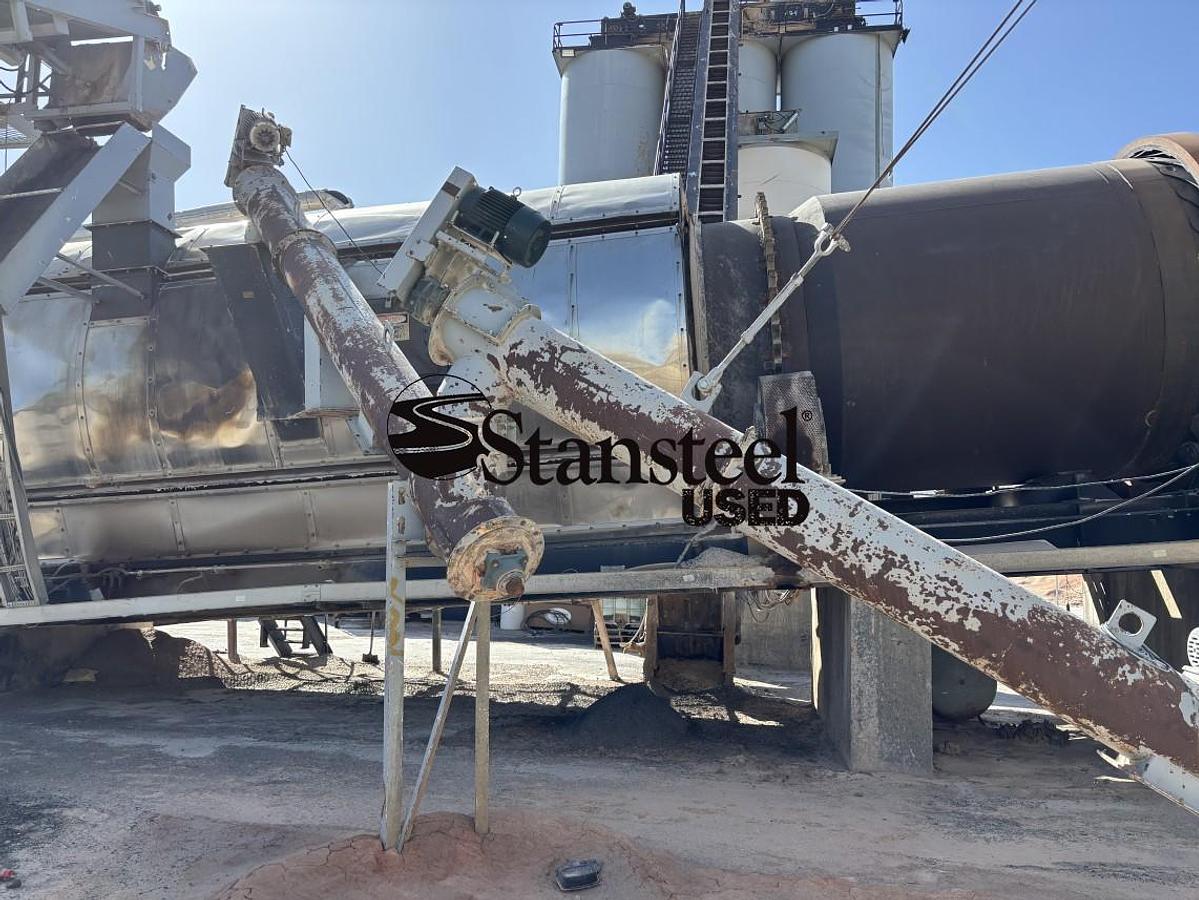 Used Astec® Double Barrel Stationary Counter Flow Drum