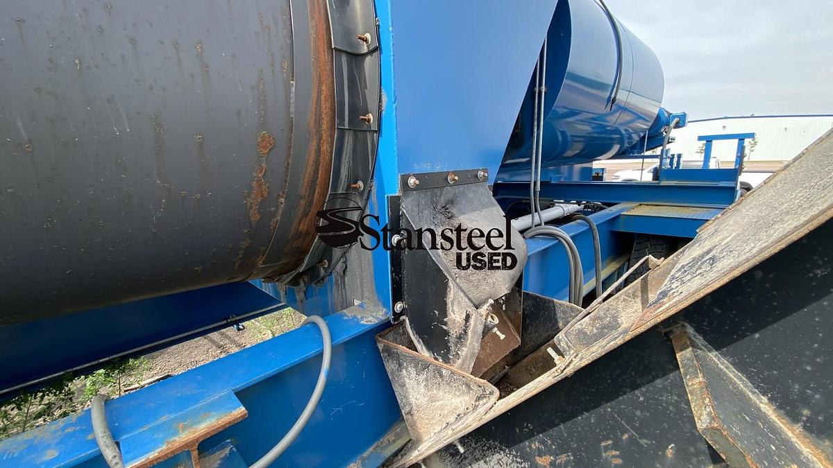Used ADM Portable Parallel Flow Drum Mix Plant