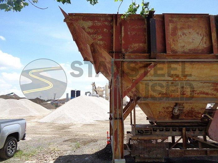 Used (4) Four Bin Stationary Cold Feed System