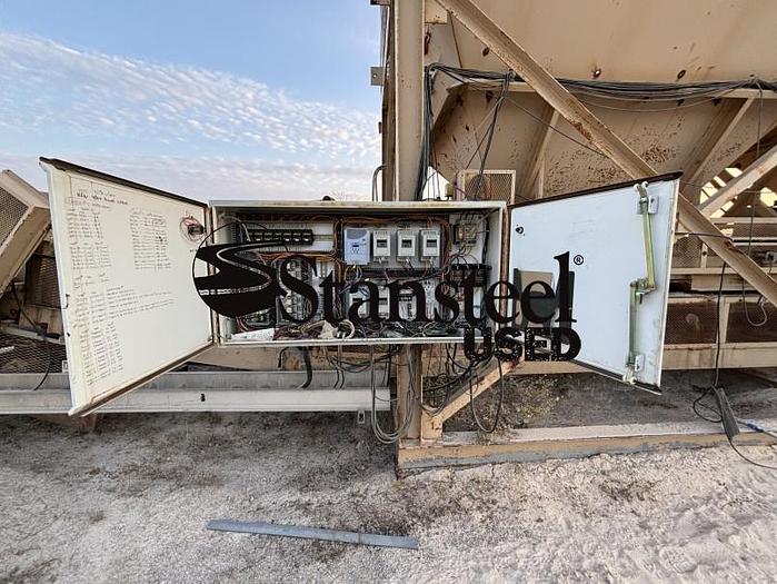 Used Six (6) Bin Stationary Cold Feed System