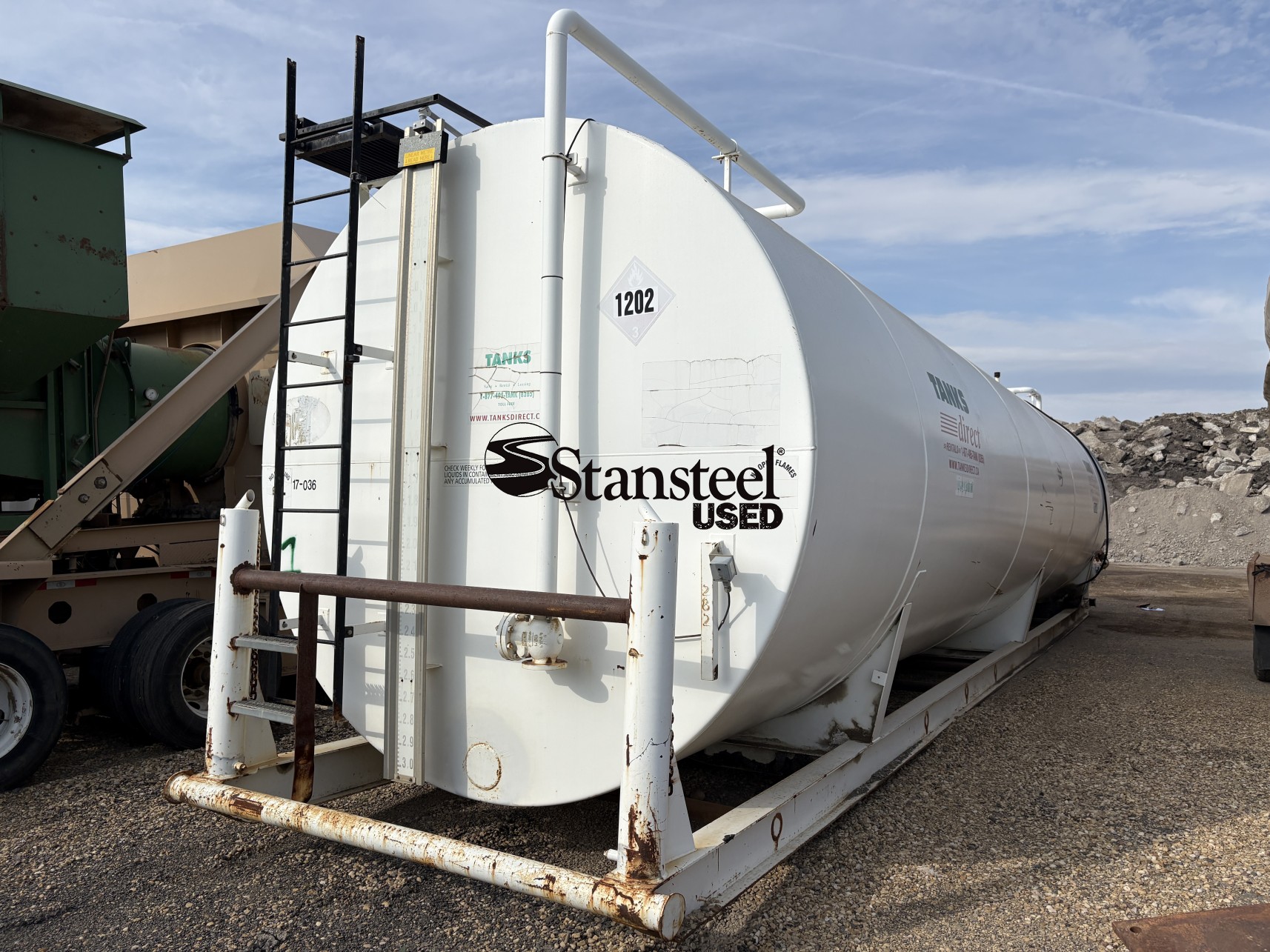Used Complete 400 TPH Portable Counterflow Drum Plant
