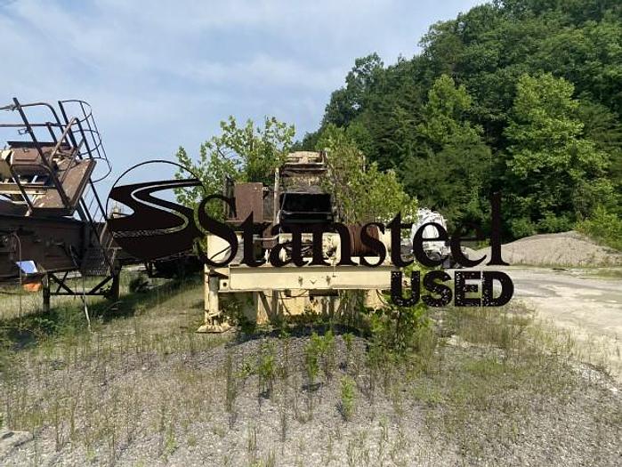 Used BITUMA Portable Self Erect Storage Silo & Portable Main Drag Slat Conveyor