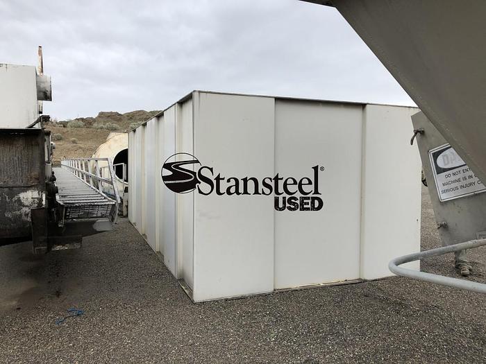 Used Cedarapids Stationary 400 TPH Counterflow Drum and Baghouse Combo