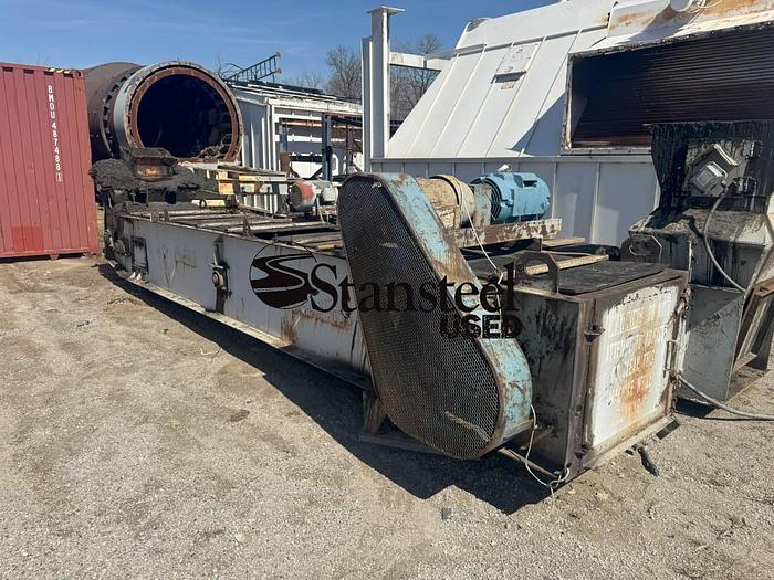 Used Gencor® Factory Rated 400 TPH  Horizontal Bintop Transfer Slat Conveyor