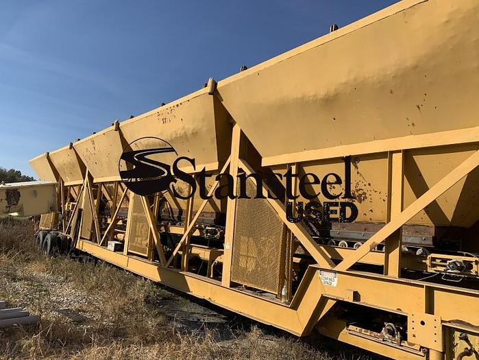 Used Five (5) Bin Portable Cold Feed System