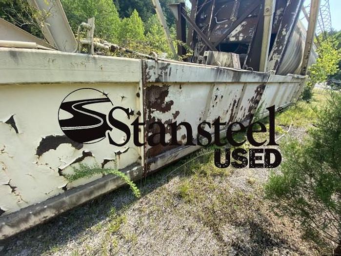 Used BITUMA Portable Self Erect Storage Silo & Portable Main Drag Slat Conveyor