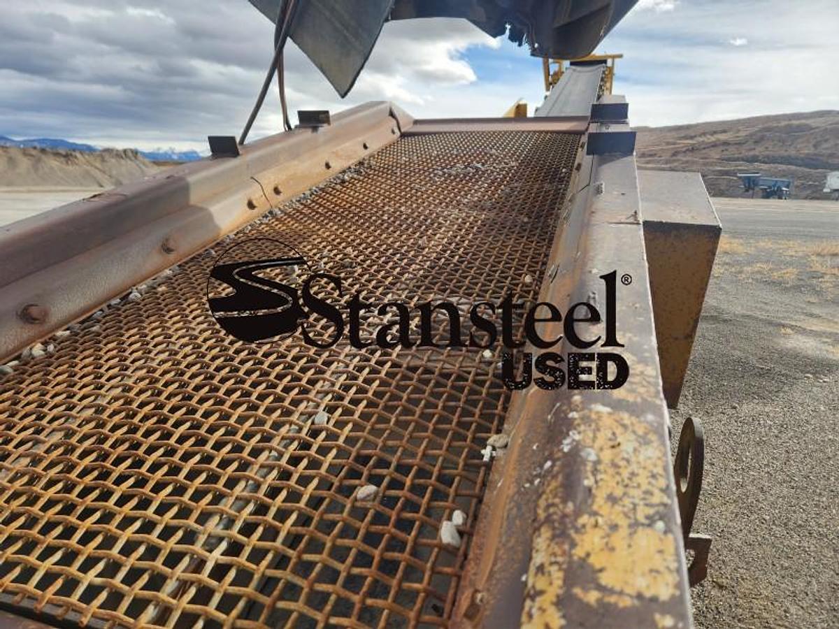 Used Cedarapids Portable Virgin Feed Conveyor and Vibrating Screen