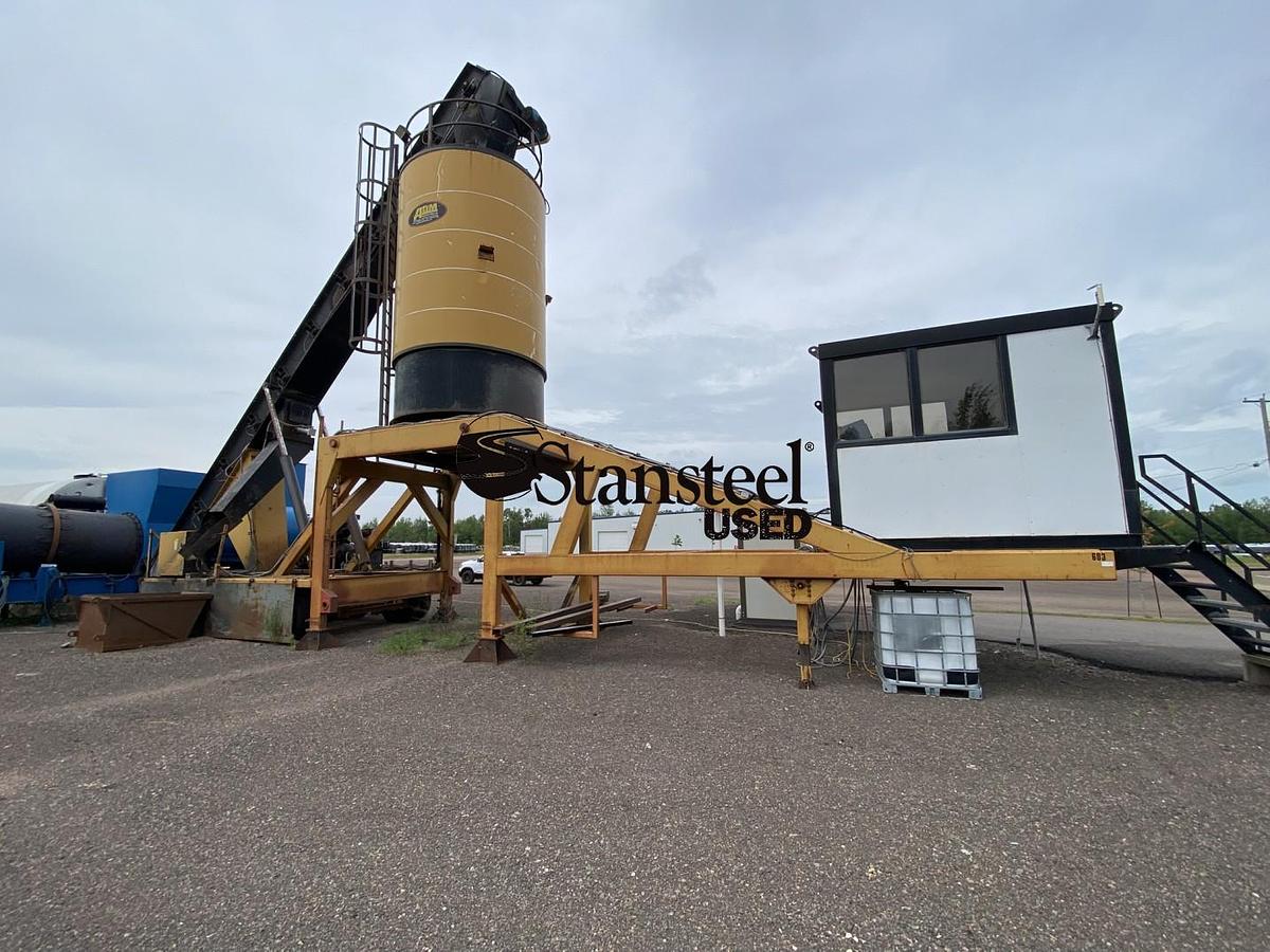 Used ADM Portable Parallel Flow Drum Mix Plant