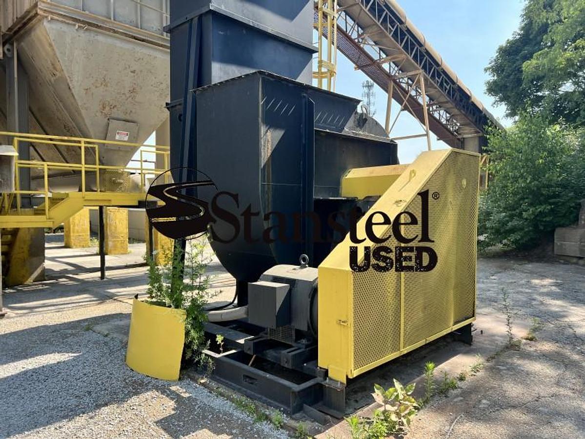 Used Stationary 30,000 ACFM Pulsejet Baghouse