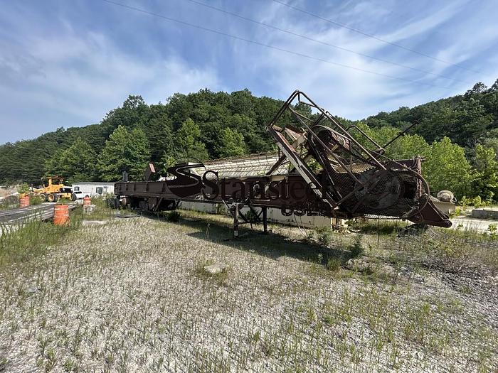 Used BITUMA Portable Self Erect Storage Silo & Portable Main Drag Slat Conveyor