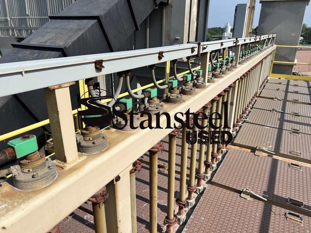 Used Stationary 30,000 ACFM Pulsejet Baghouse