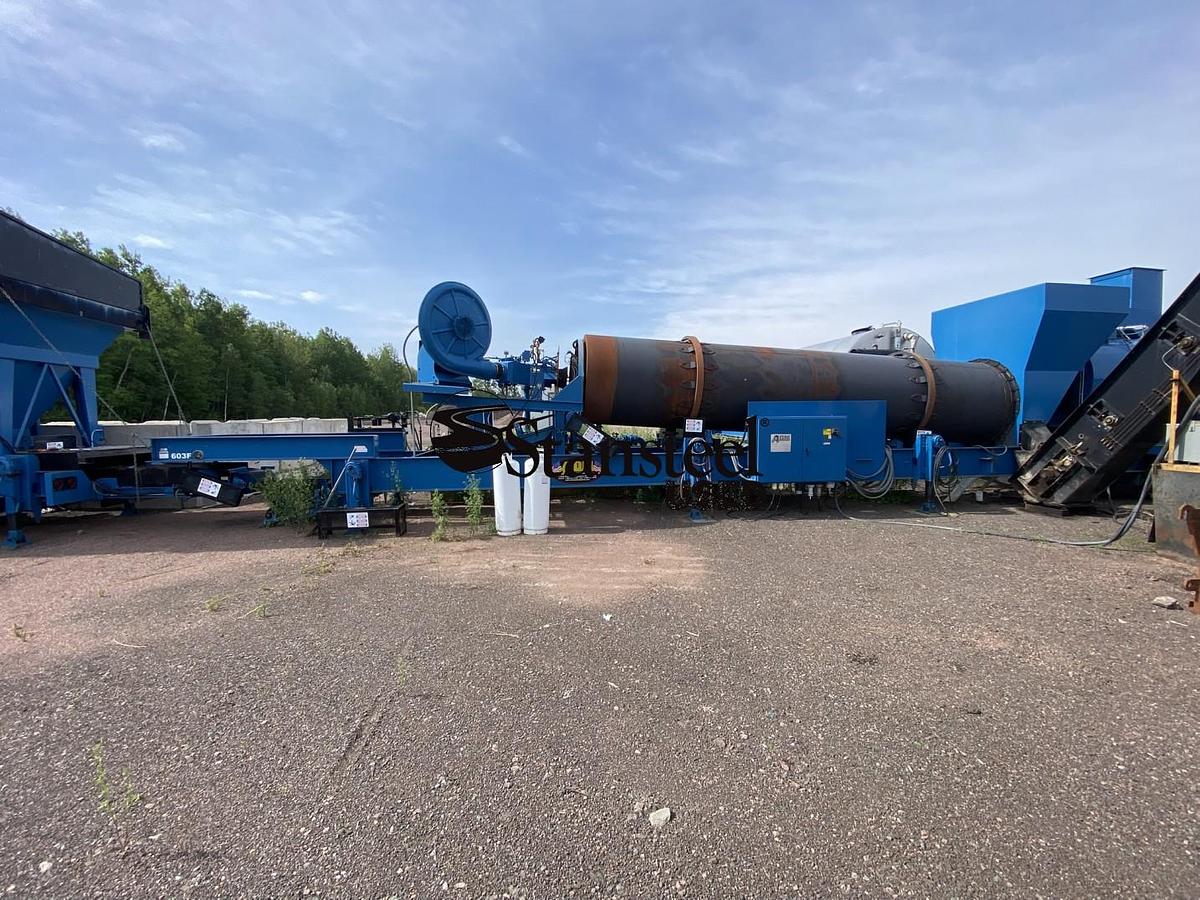 Used ADM Portable Parallel Flow Drum Mix Plant