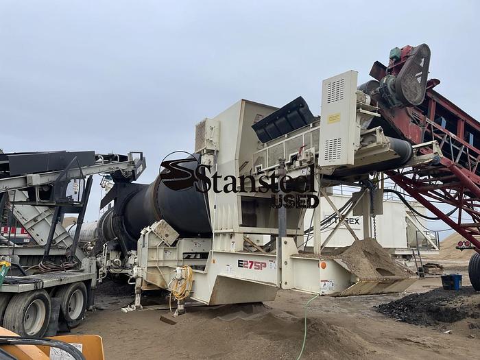 Used Terex Factory Rate @ 275 TPH Portable Counterflow Drum Plant