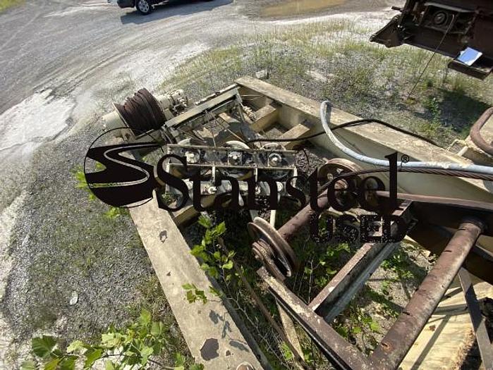 Used BITUMA Portable Self Erect Storage Silo & Portable Main Drag Slat Conveyor