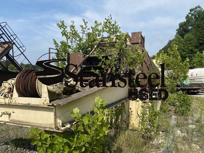 Used BITUMA Portable Self Erect Storage Silo & Portable Main Drag Slat Conveyor