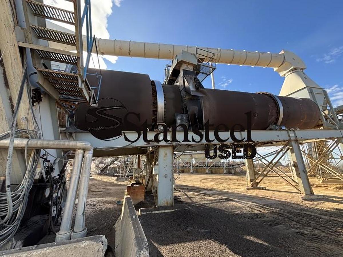 Used Cedarapids E-500 Stationary Counterflow Drum w/ Burner