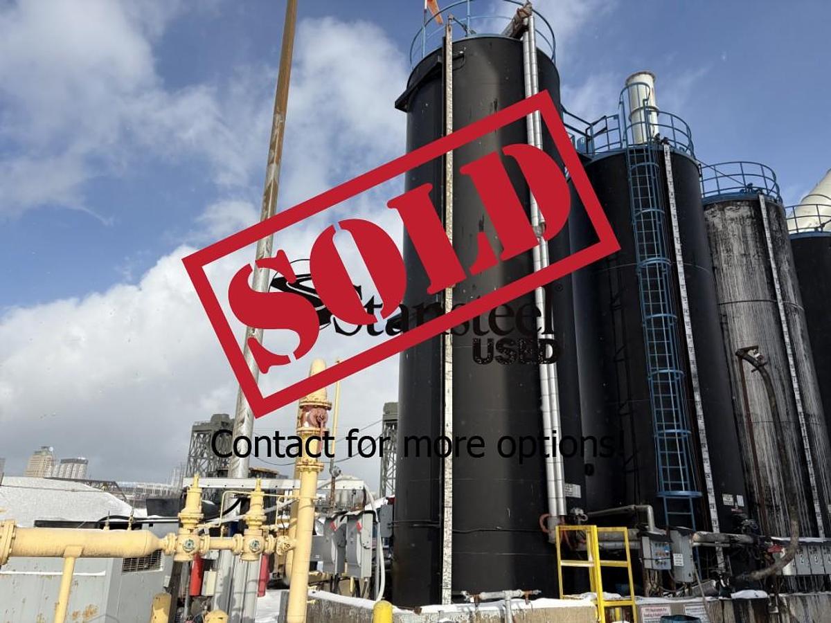 Used Heatec 25,000 Gallon Vertical AC Tank