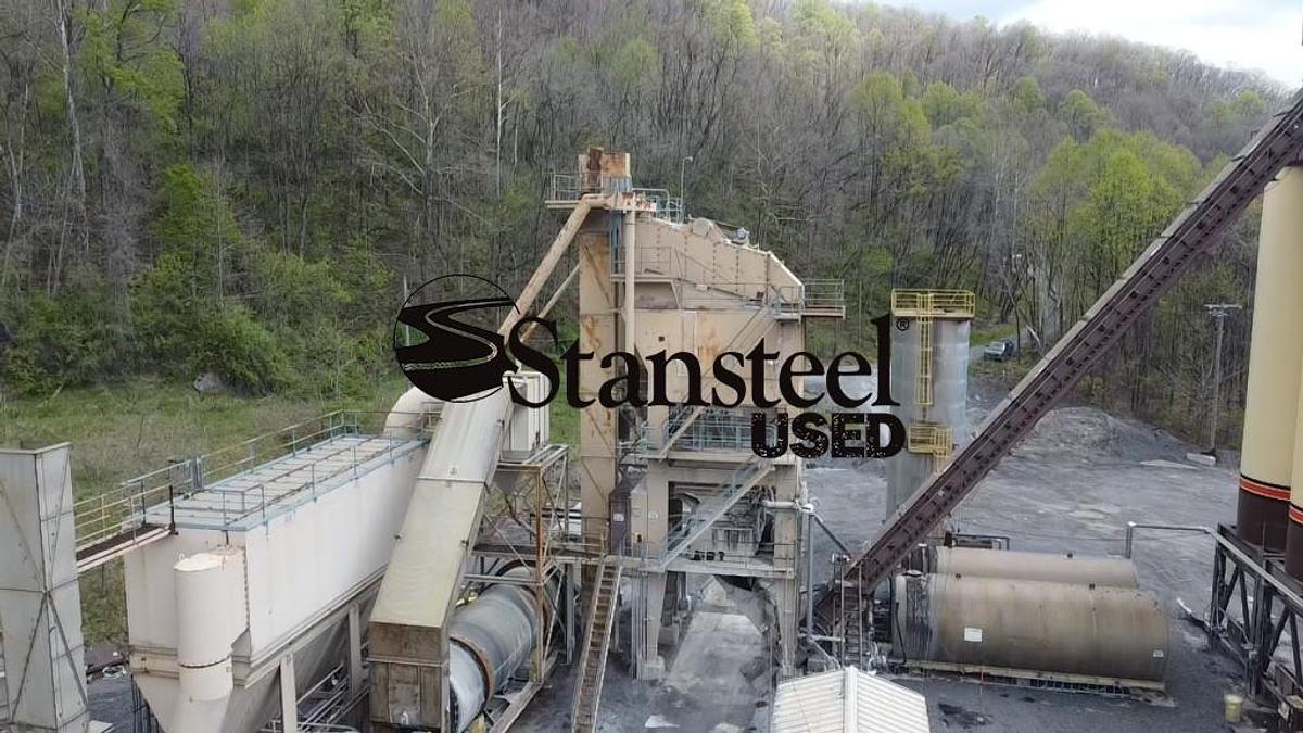 Used Complete 5 Ton Counterflow Batch Plant