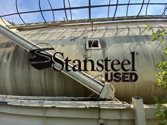 Used BITUMA Portable Self Erect Storage Silo & Portable Main Drag Slat Conveyor