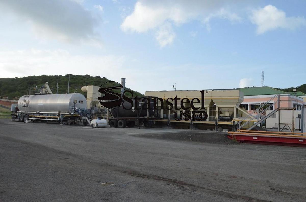 Used Intrame Portable 140TPH Counterflow Drum Plant