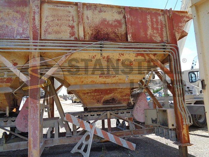 Used (4) Four Bin Stationary Cold Feed System