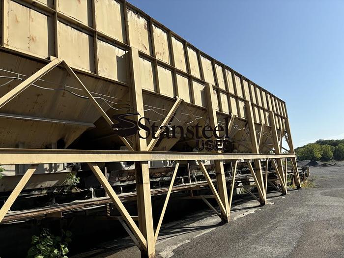 Used 12’ x 11’-6” Five (5) Bin Stationary Cold Feed System