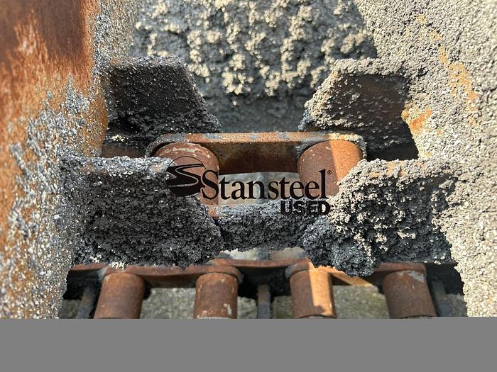 Used BITUMA Portable Self Erect Storage Silo & Portable Main Drag Slat Conveyor