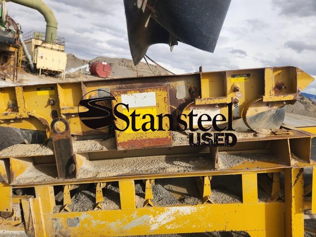 Used Cedarapids Portable Virgin Feed Conveyor and Vibrating Screen