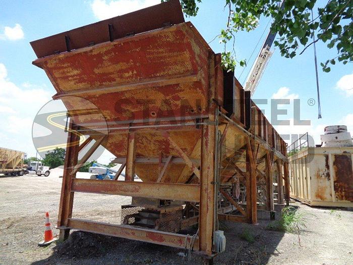 Used (4) Four Bin Stationary Cold Feed System