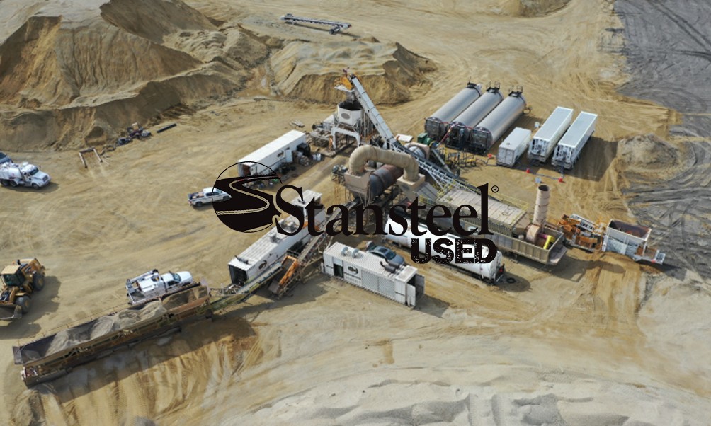 Used Complete 400 TPH Portable Counterflow Drum Plant