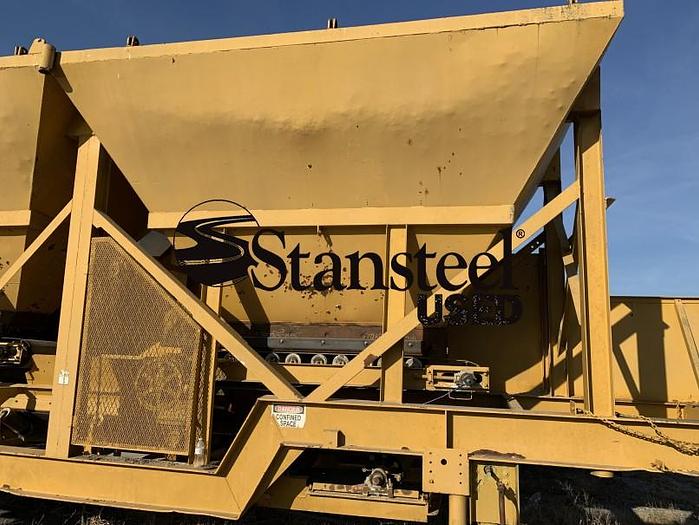 Used Five (5) Bin Portable Cold Feed System