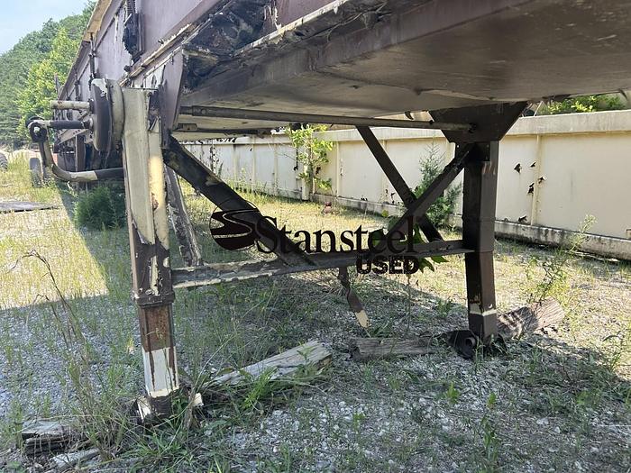 Used BITUMA Portable Self Erect Storage Silo & Portable Main Drag Slat Conveyor