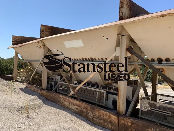 Used Six (6) Bin Stationary Cold Feed System