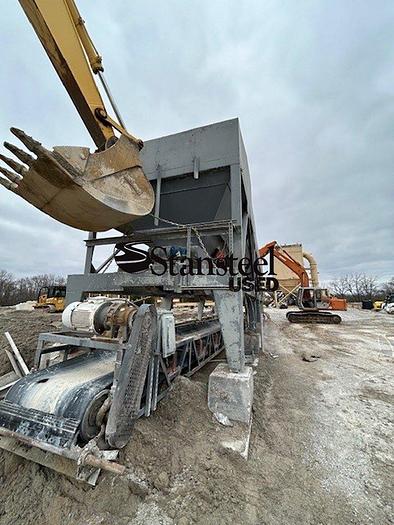 Used Stationary (4) Four Bin Cold Feed System