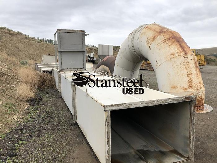 Used Cedarapids Stationary 400 TPH Counterflow Drum and Baghouse Combo