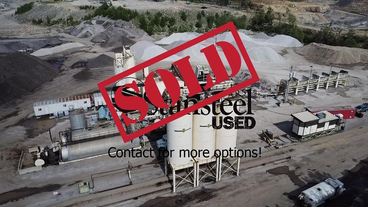 Used CMI 400TPH Stationary Counterflow Drum Plant