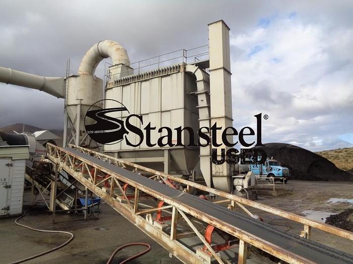 Used Cedarapids Stationary 400 TPH Counterflow Drum and Baghouse Combo