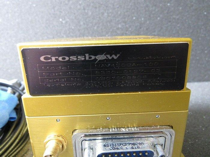 Used Moog/Crossbow NAV420CA-100 High Altitude GPS W/Might Mouse II Antenna
