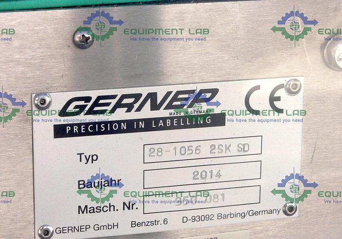 Used Gernep LABETTA 28-1056 Labeler w/ 2 Herma 400S, Markem-Imaje SmartLase C350L