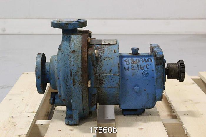 Used Goulds 3298 Pump, 1 X 1.5 X 6, 4.375" Impeller #17860