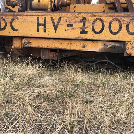 Used HB19356 Drain-hole Drill, mounted on Case 1150C Dozer Jensen JDC HV100  on Case 1150C track drill