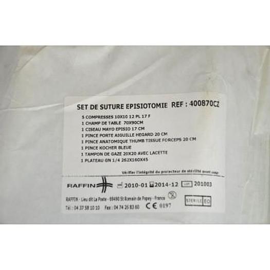 Used SET DE SUTURE EPISIOTOMIE (LOT DE 5)
