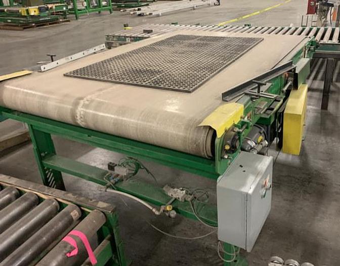 Used 51 INCH WIDE x 5 FT LONG BELT CONVEYOR