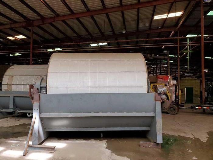 Used (2) 8′ X 10′ ENVIREX ROTARY VACUUM DRUM FILTERS (2) #9480